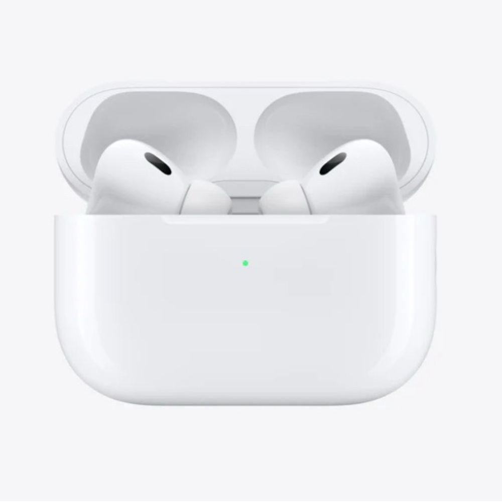 White Wireless Earbuds with Charging Case